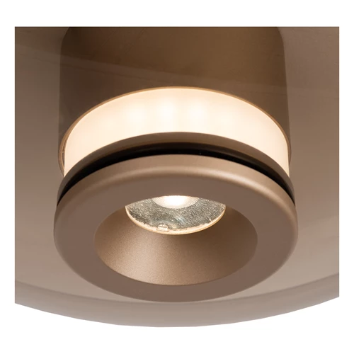 Lucide SANTIAGO - Flush ceiling light - Ø 23 cm - LED Dim. - CCT - 1x10W 2700K/4000K - Amber | Premium - detail 1